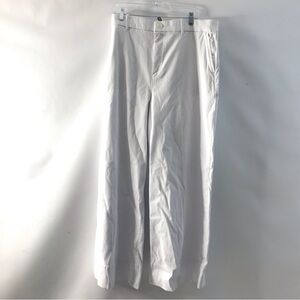 Spanx Stretch Twill Wide Leg Pants in White Size 2X Tall Solid Women Solid READ